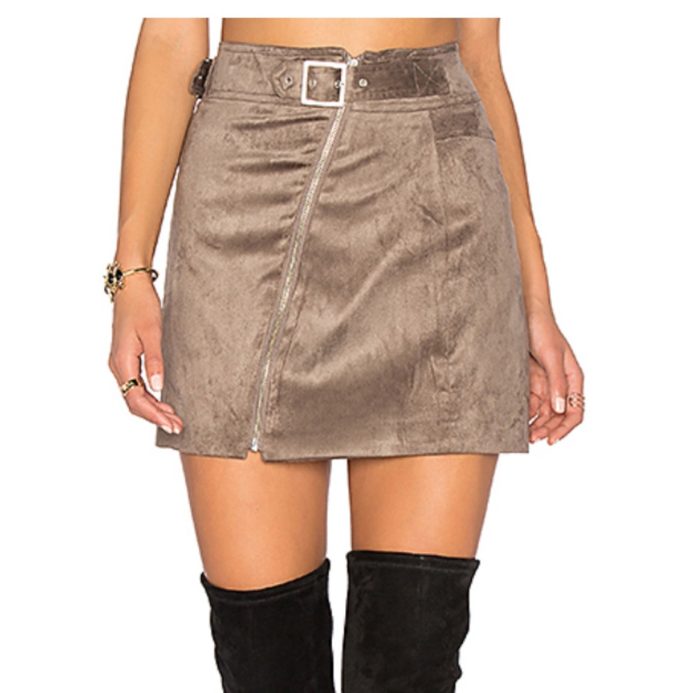 CAPULET MOTO MINI SKIRT